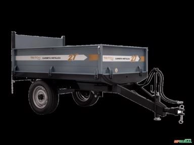 Carreta Metálica Triton 2 Toneladas | Modelo TR-722 Imagem Carreta Metálica Triton 2 Toneladas | Modelo TR-722