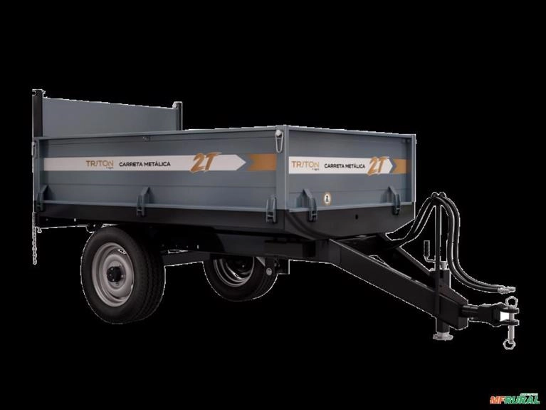 Carreta Metálica Triton 2 Toneladas | Modelo TR-722 Imagem Carreta Metálica Triton 2 Toneladas | Modelo TR-722