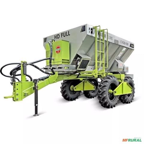 Calcareadeira e Adubadeira Kalcar 12.000 Tanden Cross Flex | Distribuição em Cobertura Imagem Calcareadeira e Adubadeira Kalcar 12.000 Tanden Cross Flex | Distribuição em Cobertura