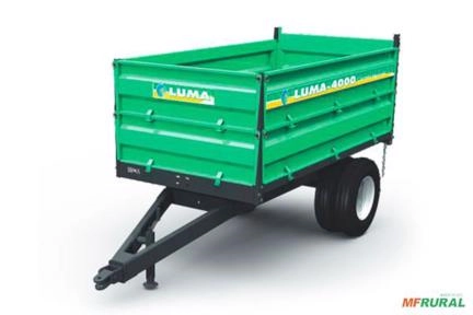 Carreta Agrícola LUMA 4000 - 4 Toneladas, Carroceria Reforçada Imagem Carreta Agrícola LUMA 4000 - 4 Toneladas, Carroceria Reforçada