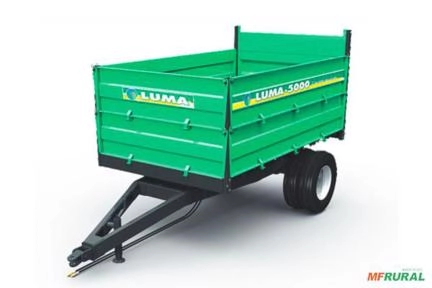 Carreta Agrícola LUMA 5000 - 5 Toneladas, Carroceria Robusta, Ensiladeira Compatível Imagem Carreta Agrícola LUMA 5000 - 5 Toneladas, Carroceria Robusta, Ensiladeira Compatível