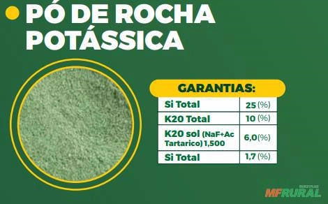 PÓ DE ROCHA POTÁSSICA Imagem PÓ DE ROCHA POTÁSSICA