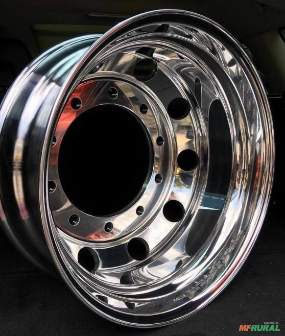 Roda de Caminhão de Alumínio 22,5 x 8,25 Imagem Roda de Caminhão de Alumínio 22,5 x 8,25