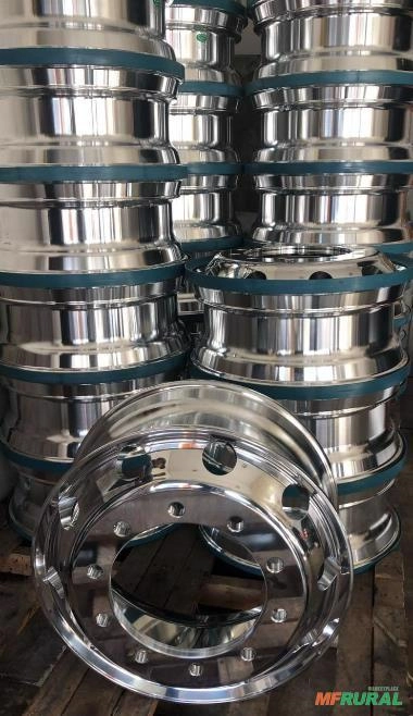 Imagem Roda de Caminhão de Alumínio 22,5 x 8,25 Imagem Roda de Caminhão de Alumínio 22,5 x 8,25