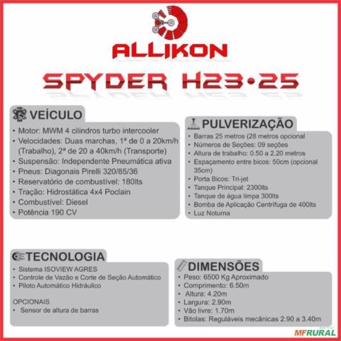 Imagem Pulverizador Autopropelido Allikon 2.300 lts com 25 MTS da barra Imagem Pulverizador Autopropelido Allikon 2.300 lts com 25 MTS da barra