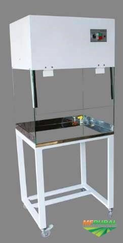 Capela de fluxo laminar unidirecional - tipo PCR Imagem Capela de fluxo laminar unidirecional - tipo PCR