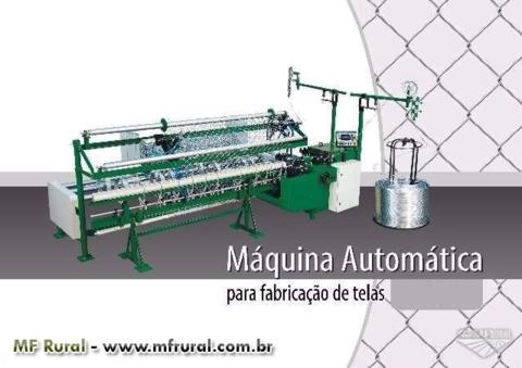 MÁQUINA AUTOMÁTICA PARA CONFECÇÃO DE TELAS TIPO ALAMBRADO Imagem MÁQUINA AUTOMÁTICA PARA CONFECÇÃO DE TELAS TIPO ALAMBRADO
