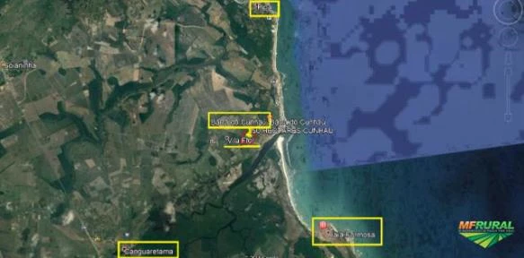 Área de 50 hectares em Barra de Cunhaú
