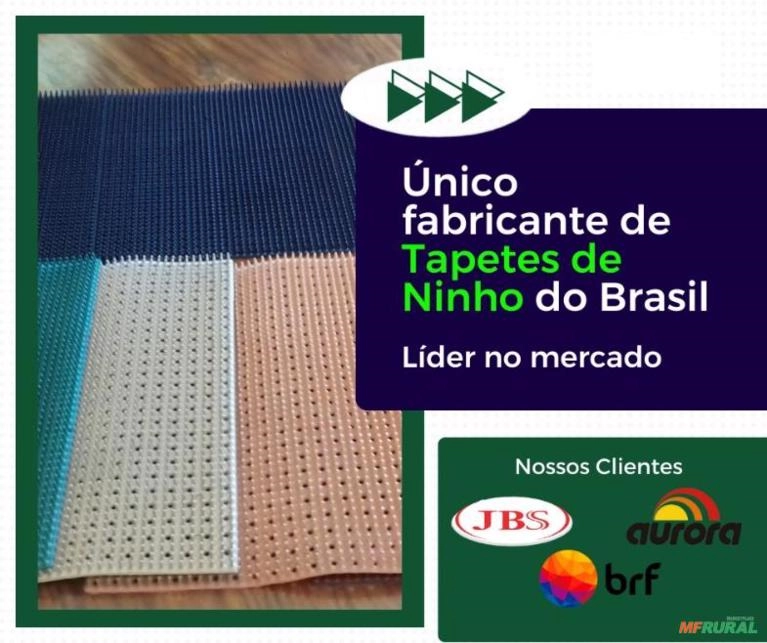 Tapetes de borracha para ninhos de aves, galinhas, peru. Imagem Tapetes de borracha para ninhos de aves, galinhas, peru.