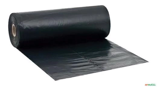 Lona Plástica Preta 4 x 100 - REF 190 Imagem Lona Plástica Preta 4 x 100 - REF 190
