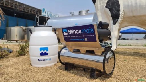 Ordenhadeira Balde ao Pé Completa – Motor 2CV, Bomba 460, 4 Conjuntos, Inox Imagem Ordenhadeira Balde ao Pé Completa – Motor 2CV, Bomba 460, 4 Conjuntos, Inox