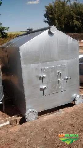 Imagem CALDEIRA ATA AGUATUBULAR (SEMI NOVA) - FORNALHA , EXAUSTOR E CHAMINÉ (NOVOS) Imagem CALDEIRA ATA AGUATUBULAR (SEMI NOVA) - FORNALHA , EXAUSTOR E CHAMINÉ (NOVOS)