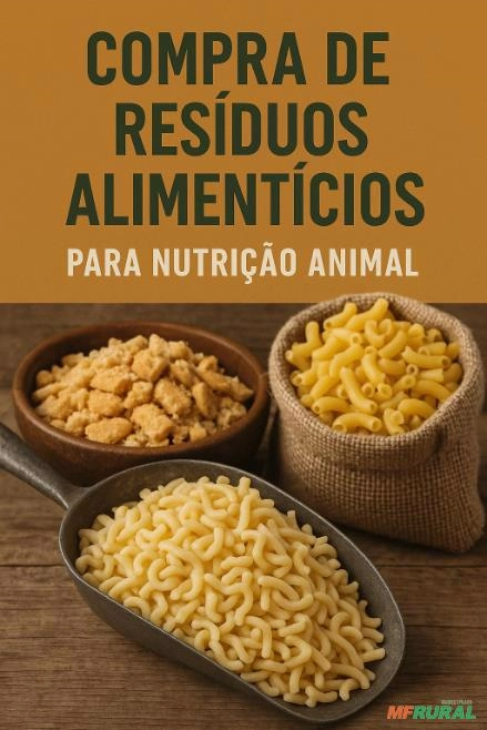Compro Resíduos de Alimentos para Nutrição Animal Imagem Compro Resíduos de Alimentos para Nutrição Animal