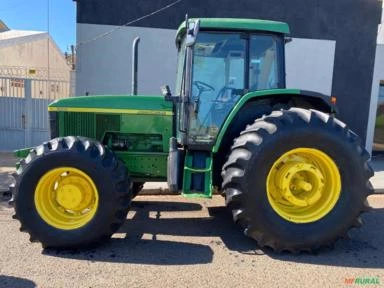 Trator John Deere 7505 4x4 ano 02