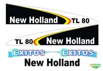 Adesivo decalque trator new holland tl 75 ,85,95,80,tm ,t7-colheitadeira tc 57 ,tc 5070 ,tc 5090