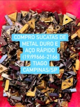 Compro Sucatas de Metal Duro e Aço Rápido