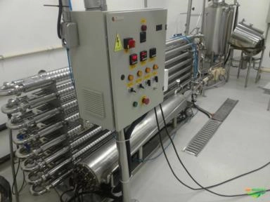 Pasteurizador Tubular 1000kg/h Imagem Pasteurizador Tubular 1000kg/h
