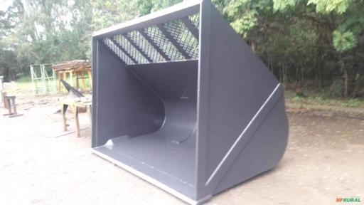 Imagem Caçamba Especial Carregadeira P/ Bagaço de Cana de m5³ .De 6m³ ate 10m³solicitar Cotação Imagem Caçamba Especial Carregadeira P/ Bagaço de Cana de m5³ .De 6m³ ate 10m³solicitar Cotação