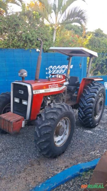 Trator Massey Ferguson 290 4X4 Ano 94