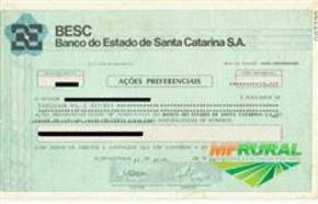 Ações do BESC ao Portador - Periciadas