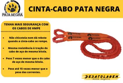 CINTA - CABO HMPE REBOQUE 30 tons X 4 m