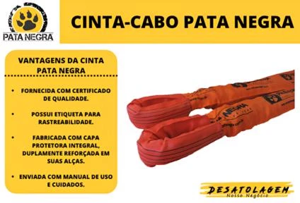 CINTA - CABO HMPE REBOQUE 30 tons x 6 m