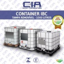 Container IBC 1000 Litros - Pallet Plástico, Madeira, Metálico - SP