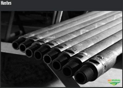 Hastes para perfuração de poços artesianos Imagem Hastes para perfuração de poços artesianos