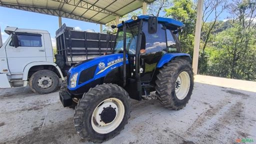 Trator New Holland TL 85 2014 cabine original Imagem Trator New Holland TL 85 2014 cabine original
