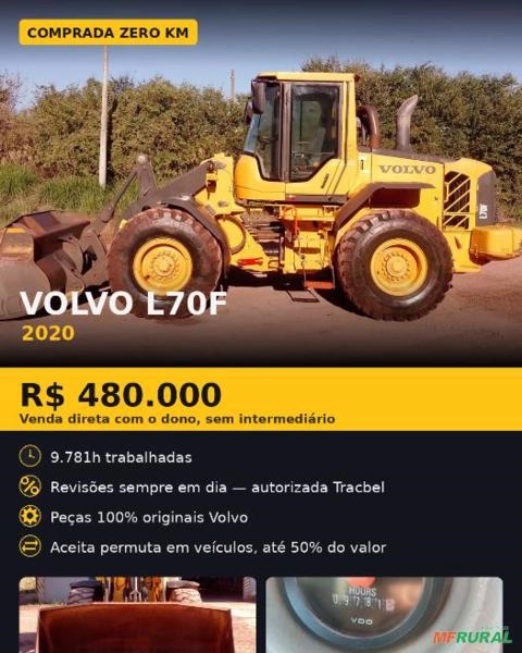 CARREGADEIRA VOLVO L70F 2020 Imagem CARREGADEIRA VOLVO L70F 2020