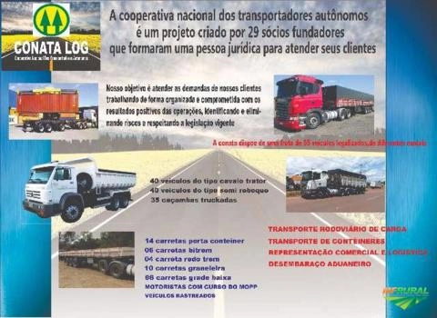 Caminhão Transportadoras cooperativa ano 18 Imagem Caminhão Transportadoras cooperativa ano 18