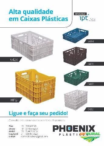 Caixas Plásticas para Frutas e Hortaliças