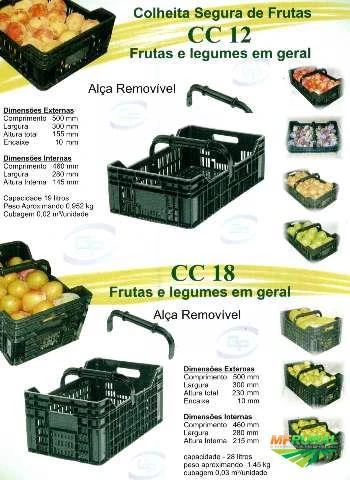 Caixas Plásticas para Frutas e Hortaliças