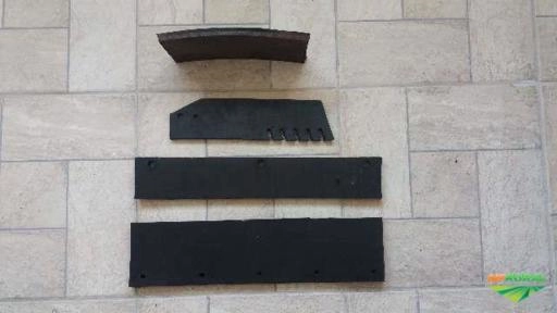 Peças de borracha sob medida para implementos agrícolas e correias transportadoras Imagem Peças de borracha sob medida para implementos agrícolas e correias transportadoras