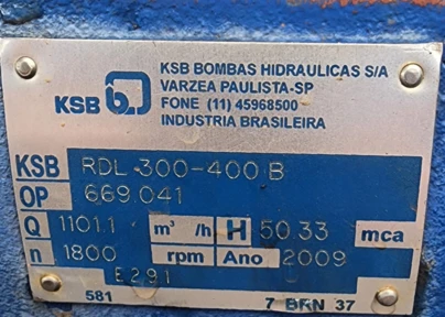 BOMBA PARA AGUA KSB