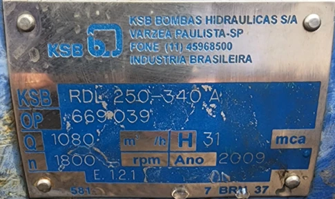 BOMBA PARA AGUA KSB