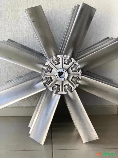 Hélice de Alumínio estufa de secagem de madeira. Imagem Hélice de Alumínio estufa de secagem de madeira.