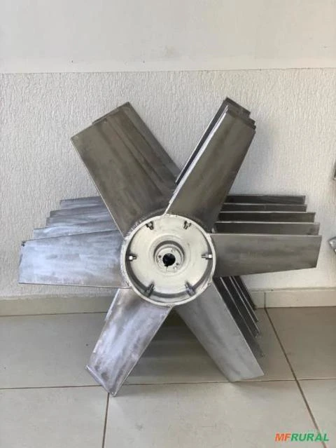 Hélice de Alumínio estufa de secagem de madeira.