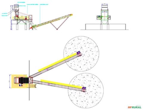 Imagem PENEIRA VIBRATÓRIA 6m X 2m COMPLETA Imagem PENEIRA VIBRATÓRIA 6m X 2m COMPLETA