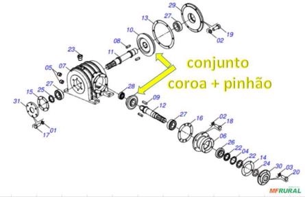 0503018674 PINHAO Z=17 M=7 (311231008) 1G22617 Imagem 0503018674 PINHAO Z=17 M=7 (311231008) 1G22617