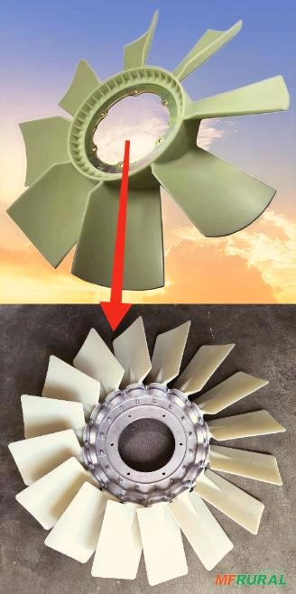 Imagem Hélice do radiador Imagem Hélice do radiador