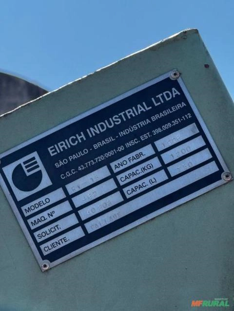 Misturador Intensivo EIRICH RV-15 Imagem Misturador Intensivo EIRICH RV-15