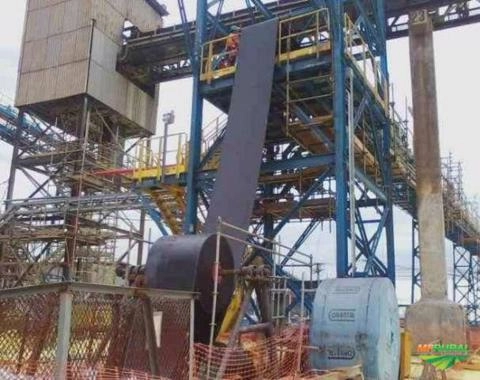 Correias transportadoras e Cochos para alimentação Imagem Correias transportadoras e Cochos para alimentação