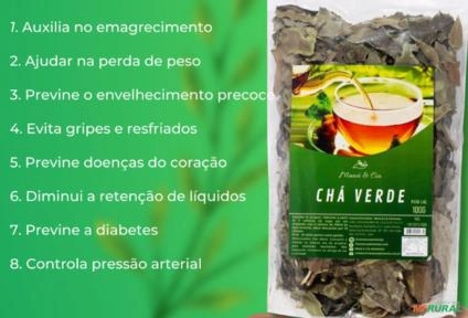 Imagem Chá Verde Kit 10 Unidades Imagem Chá Verde Kit 10 Unidades