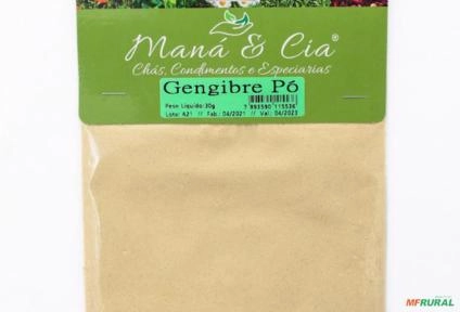 Gengibre Em Pó Kit Com 10 Unidades Imagem Gengibre Em Pó Kit Com 10 Unidades