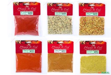 Kit Com Diversos Temperos e Especiarias 6 Unidades Imagem Kit Com Diversos Temperos e Especiarias 6 Unidades