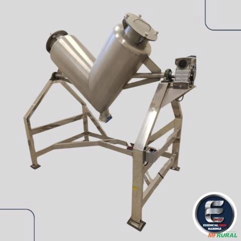 Misturador em V Industrial em Aço Inox 304 Imagem Misturador em V Industrial em Aço Inox 304