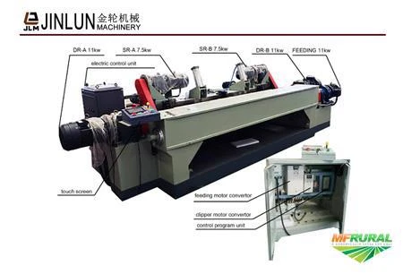 Shandong Jinlun Marca 2600mm torno laminador
