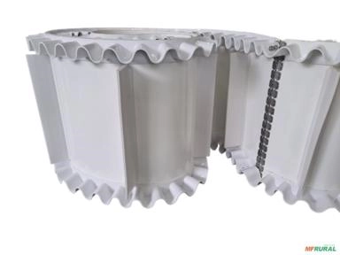 Correia transportadora de PVC/PU/SILICONE para transporte de produtos alimentícios (FDA) Imagem Correia transportadora de PVC/PU/SILICONE para transporte de produtos alimentícios (FDA)