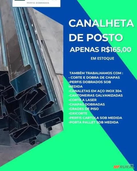 CANALETA PARA POSTO DE GASOLINA - CANALETA DE CONTENÇÃO
